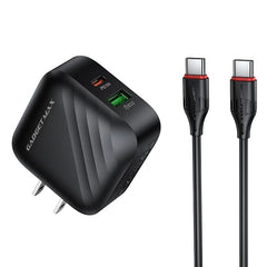 GADGET MAX - PD102U 20W PD Type- C Charger Set - Black