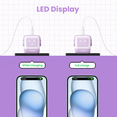 UGREEN - CD359 Uno Robot GaN Type-C Charger (30W) - Purple