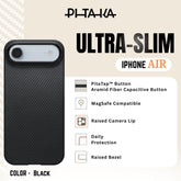 PITAKA - Ultra-Slim Case For iPhone Air - Black/Grey