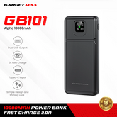 GADGET MAX GB101 Alpha Series 10000mAh Power Bank - Black