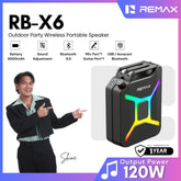 REMAX - RB-X6 Outdoor Party Portable Speaker ( 120W ) - Black
