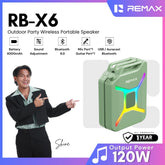 REMAX - RB-X6 Outdoor Party Portable Speaker ( 120W ) - Green