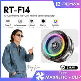 REMAX - RT-F14 AI-Controlled Ice-Cool Phone Cooler - White