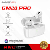 GADGET MAX GM20 PRO ANC Bluetooth Wireless Earbuds - White