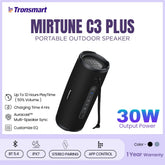 TRONSMART - Mirtune C3 Plus 50W Portable Wireless Speaker - Black
