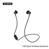 WK - V28 Wireless Sport Earphone - Black