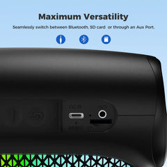 SOUNARC - XR3 10W Portable Speaker - Black