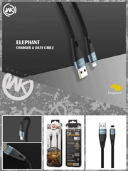 WK ELEPHANT 5A WDC-096A DATA CABLE FOR TYPE.C (1M ) - Black