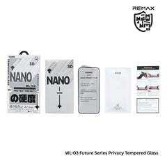REMAX - WL-03 Future Series Privacy Tempered Glass - iPhone 15 6.1"