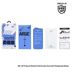 REMAX - WL-07 Full Screen Curved Tempered Glass - iPhone 16 Plus (6.7")