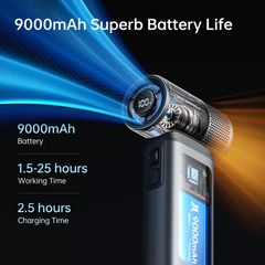 Jisulife - Handheld Fan Ultra 2 ( 9000mAh )- Dark Grey