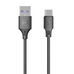 WK WDC-101A FULL SPEED PRO DATA CABLE FOR TYPE.C 5A (1M) - Black