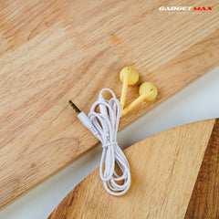 GADGET MAX - GIGII-345 3.5mm Little Frog Series Wired Earphone - Yellow