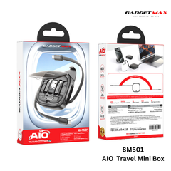 GADGET MAX - 8M501 AIO Travel Essential Kit - Black