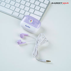 GADGET MAX - GIGII-007 3.5mm Lucky Series Wired Earphone - Purple
