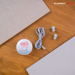 GADGET MAX - GIGII-232 3.5mm Judy & Bear Series Wired Earphone - White