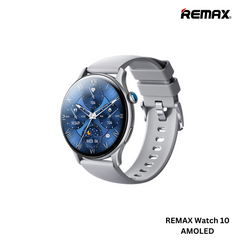 REMAX Watch 10 Chivei Amoled Display Smart Watch(Silver)