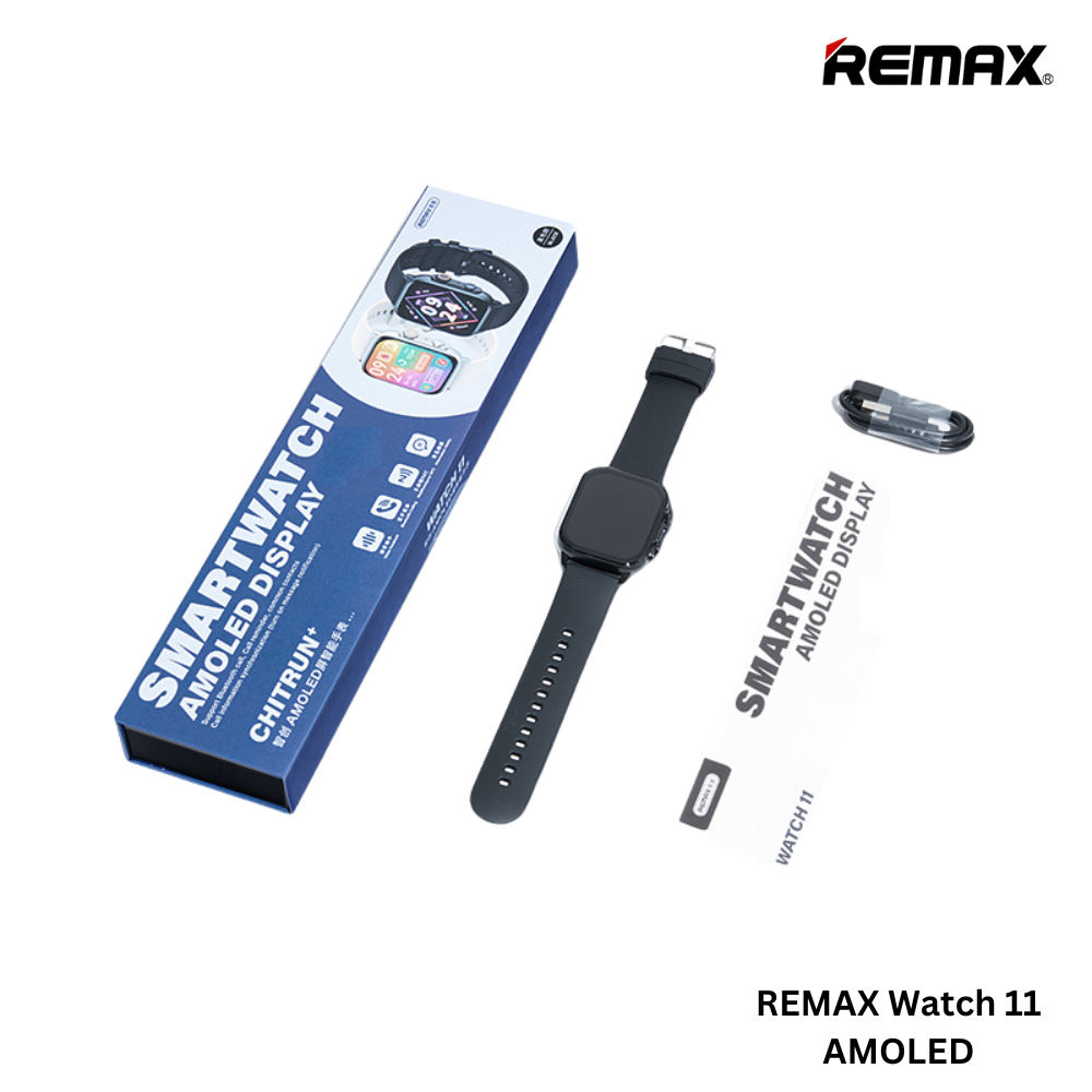 REMAX Watch 11 Chitrun Amoled Display Smart Watch(Black)