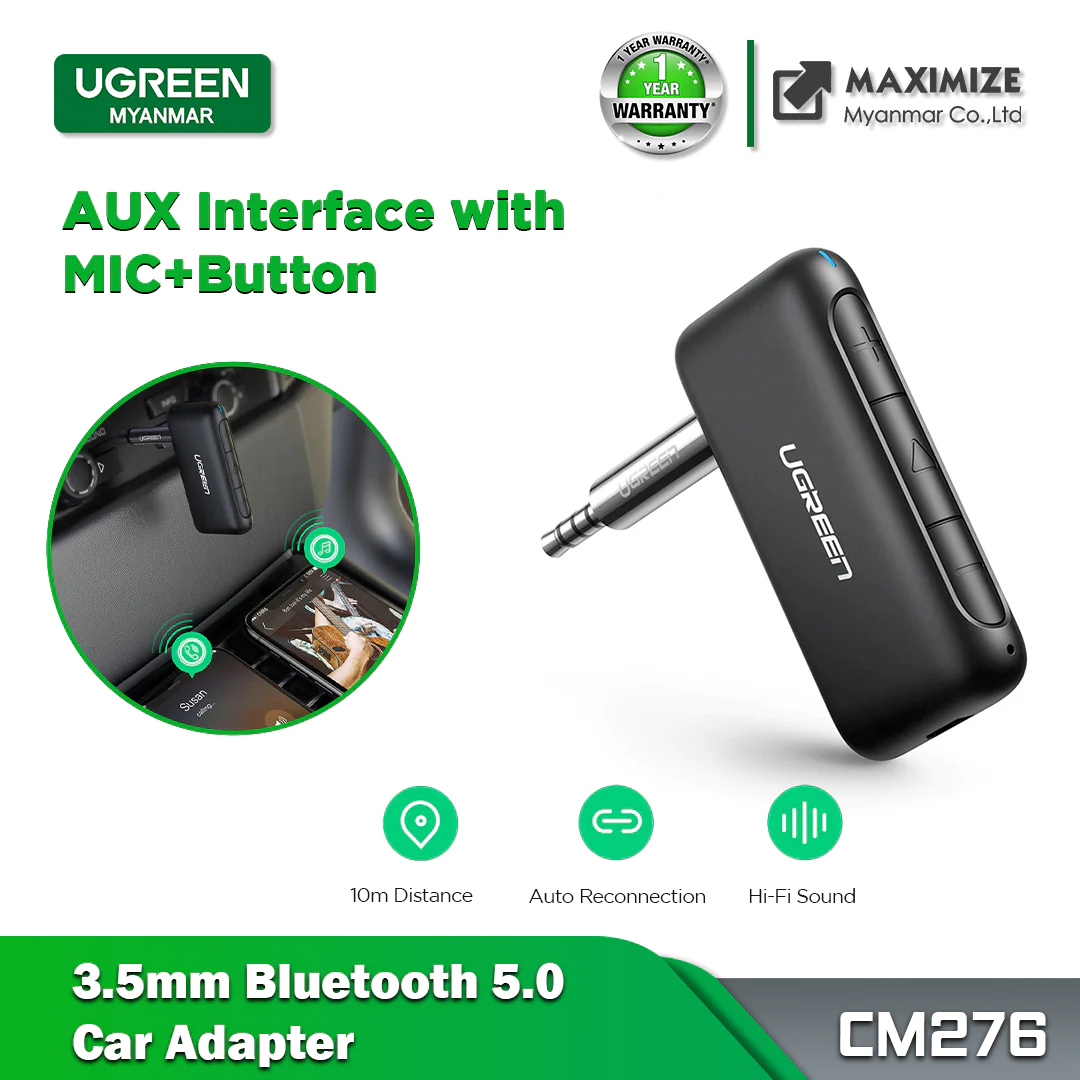  UGREEN Bluetooth 5.0 Transmitter Compatible for