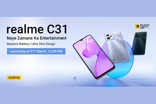 " Unisoc T612 SoC နဲ့ Realme C31 "