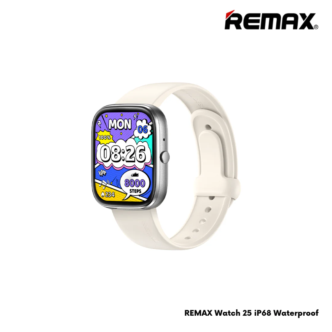 REMAX - Watch 25 IP68 Waterproof Smart Watch - Silver