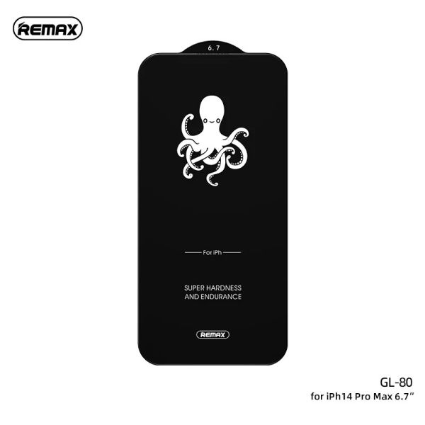 Remax -- GL-80 Anti-Dust Tempered Glass For iPhone iPhone 14 Plus / 13 Pro Max 6.7"