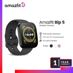 Amazfit Bip 5 Smart Watch (1Year Official Warranty)-Soft Black