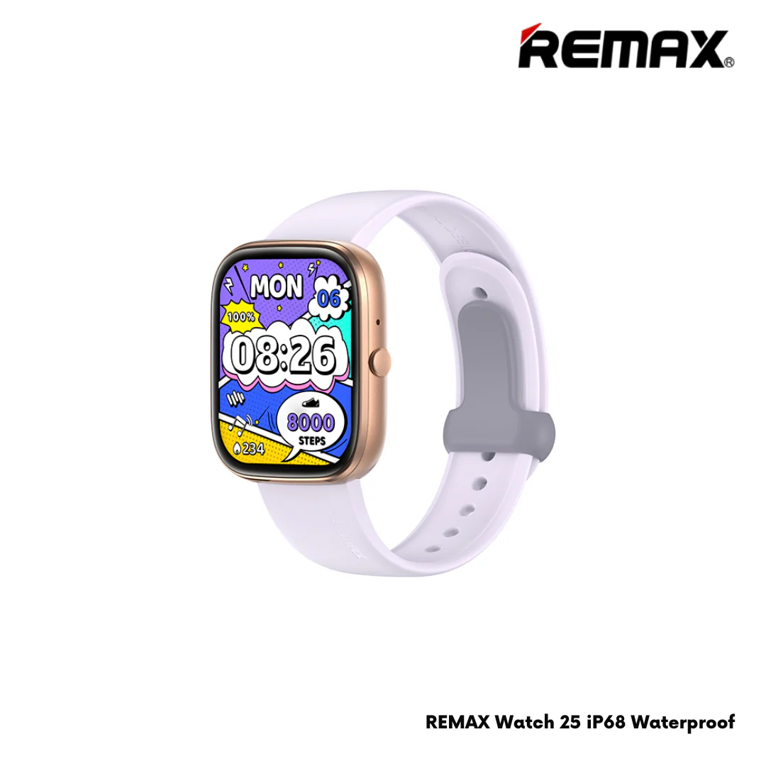 REMAX - Watch 25 IP68 Waterproof Smart Watch - Rose Gold