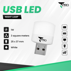 T PRO USB LED NIGHT LAMP, Mini Light Bulb, USB LED MINI LIGHT BULB