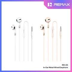 REMAX - RM-05 3.5mm In-Ear Metal Wired Earphone - Beige