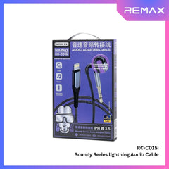 REMAX - RC-C015i Soundy Series Lightning To 3.5mm Audio Adapter Cable - Tarnish