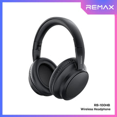 REMAX - RB-100HB Wireless Bluetooth Headphone - Black