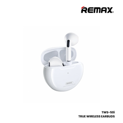 REMAX TWS-50i Wireless Bluetooth Earbuds - White