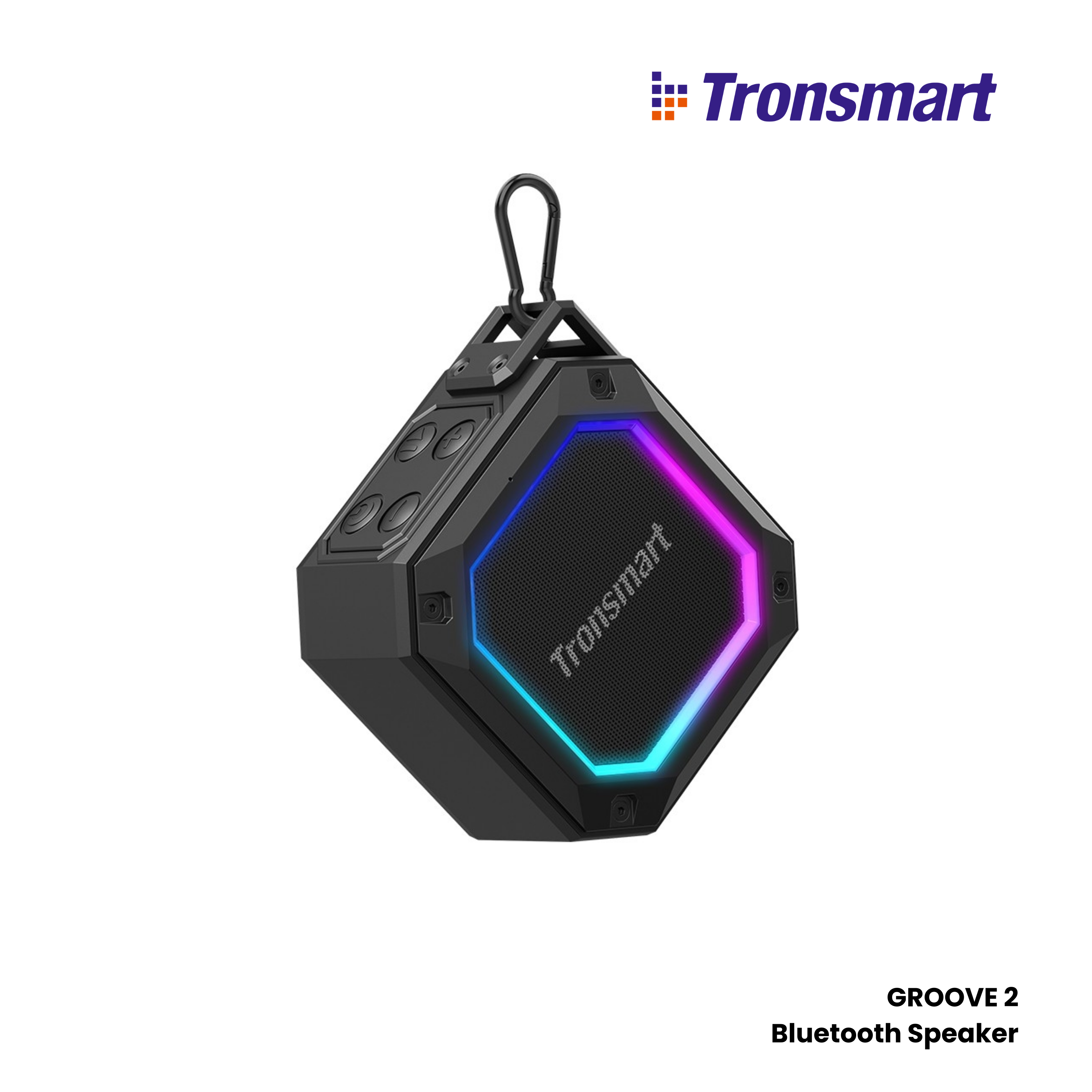 TRONSMART Element Groove 2 10W Portable Wireless Bluetooth Outdoor Speaker - Black