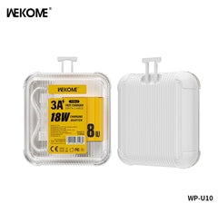 WEKOME WP-U10 (MICRO) CHARGER SET WITH MICRO CABLE (3A) 1M (18W) -Yellow