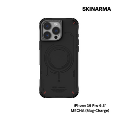 Skinarma iPhone 16 Pro 6.3" Mecha (Mag-Charge) Case - Black