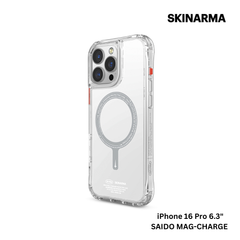 Skinarma iPhone 16 Pro 6.3" Saido Mag-Charge Case - Clear