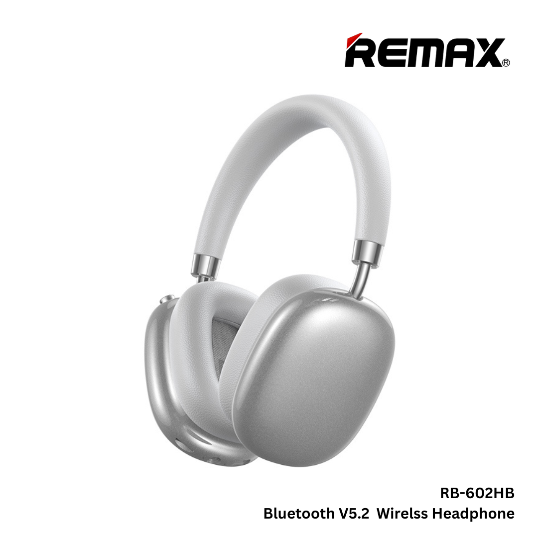 Remax RB-602HB Bluetooth V5.2 Wireless Headphone - Silver