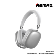 Remax RB-602HB Bluetooth V5.2 Wireless Headphone - Silver