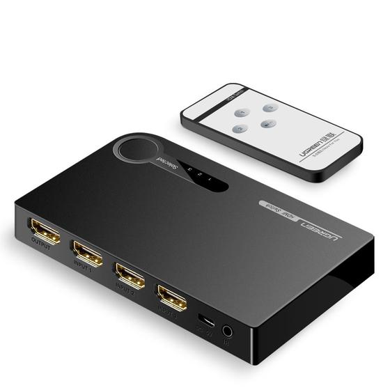 UGREEN HDMI 3PORT 3*1 SWITCH (VD,PS3,XBOX360) (3HDMI INPUT,1HDMI OUTPUT)
