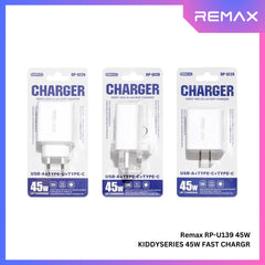 REMAX - RP-U139 Kiddy Series 45W Fast Charger ( PD+QC ) - White