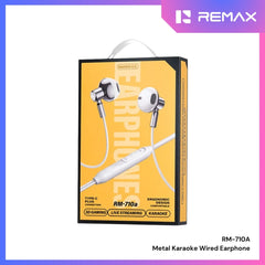 REMAX - RM-710A Type-C Metal Karaoke Wired Earphone - Silver