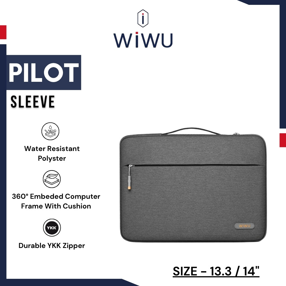 WIWU - Pilot Sleeve Laptop Bag ( 13.3/14" ) - Grey