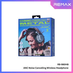 REMAX - RB-980HB ANC Noise Cancelling Bluetooth Wireless Headphone - Khaki
