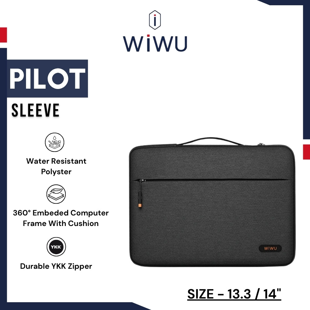 WIWU - Pilot Sleeve Laptop Bag ( 13.3/14" ) - Black