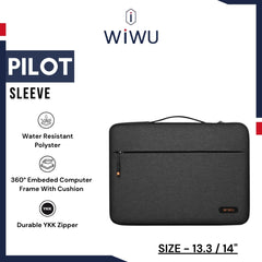 WIWU - Pilot Sleeve Laptop Bag ( 13.3/14" ) - Black