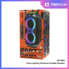 REMAX - RB-MB11 Lighting Party Bluetooth Wireless Speaker ( 80W ) - Black