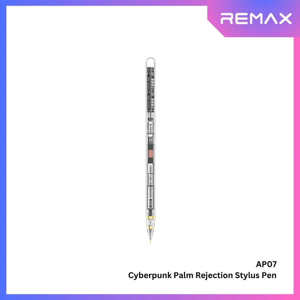 REMAX - AP07 Cyberpunk Palm Rejection Stylus Pen (Specific Version) - Transparent