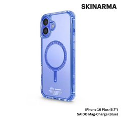 Skinarma iPhone 16 Plus 6.7" Saido Mag-Charge Case - Blue