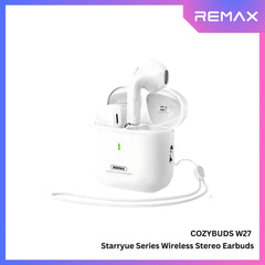 REMAX - Cozybuds W27 Starryue Series Bluetooth Wireless Earbuds - White